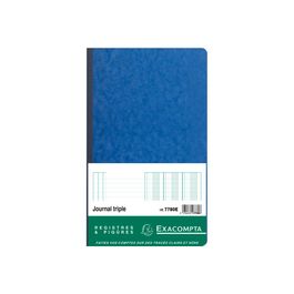 Exacompta Journal Folioté 80 Pages - 32x19.5cm - Piqûre 32/19.5, Papier 110g/m² - Couleurs Assorties