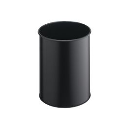 Corbeille à Papier Ronde ARVO 9L – Acier Noir Maillé – Format Compact 23.5 X 27 Cm – Idéale Chambre, Bureau, Maison