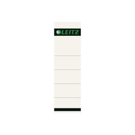 Leitz Étiquettes Self Adhesive pour Classeurs à Levier Couverture Papier et Dos 80 mm, Large, Court, 61,5 x 192 mm, Papier, 16 421 085, Gris, Lot de 100 Étiquettes