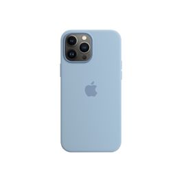 Coque en silicone avec MagSafe pour iPhone 13 Pro Max Bleu brume - Coque et  étui téléphone mobile - Achat & prix