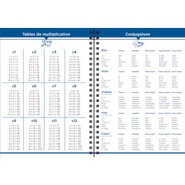 Cahier De Textes Quo Vadis Louise & Arthur – Spiralé Journalier 15x21 Cm – Français – Papier Clairefontaine