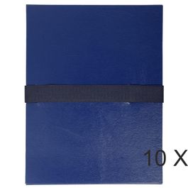 Chemise à carreaux en popeline extensible sans repassage - Bleu glacier