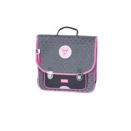 Cartable CHACHA Retro 38 cm 2 compartiments gris Kid Abord