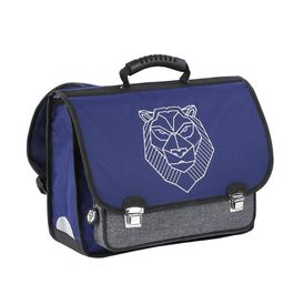 Cartable Origami Lion 38 cm 2 compartiments Viquel Pas Cher Bureau Vallee