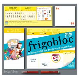Frigobloc Mensuel 2023 - Calendrier d'organisation familiale