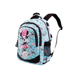 KARACTERMANIA Marsupio Minni Mouse Tropic Glaze - Turchese - Con Tasca Frontale, Cinturino Regolabile 120 Cm - Dimensioni 13x22x7 Cm