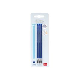 Legami - Pack de 3 recharges pour stylo à encore gel - bleu