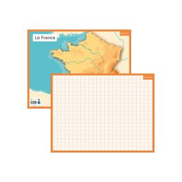Bouchut - Ardoise Mini - Séyès/Quadrillage - 26 X 21 Cm - Double Face Vert 79409632
