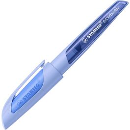 STABILO Flow Stylo Plume Rechargeable – Gris Bleu, Plume Acier Iridium, Écriture Fluide Et Confortable