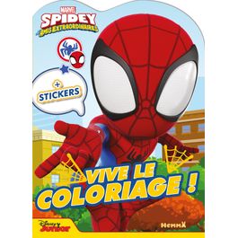 Set de tampons Spidey et ses super amis pour enfants | 15 tampons jouets Marvel | Kit d'artisanat à partir de 3 ans | boîte de tampons pour fêtes d' enfants, activités manuelles