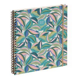 Exacompta Agenda 2025 Journée Planifiée Napura Spiralé 18,5x22,5cm - Couverture Textile