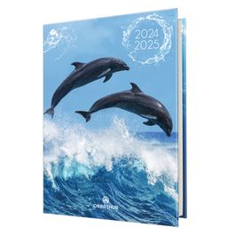 Agenda Monochrome - 1 Jour Par Page - 12,5 X 17,5 Cm - Noir - Bouchut