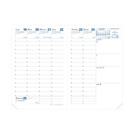 Recharge D'Agenda Semainier Quo Vadis Affaires S 2025 - Format 10x15 Cm - Fabriqué En France