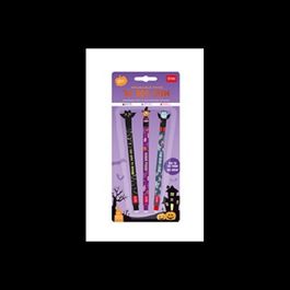 Trousse Silicone Halloween Avec 18 Stylos Gel Effaçables - Set 2-en-1 Kawaii, Pour école Ou Bureau, Design Sorcier