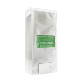 Lot De 100 Sacs Plastique Transparents Uline S-16572 - Format 8x4x15 Pouces (avec Soufflet) - 1 Mm D'épaisseur