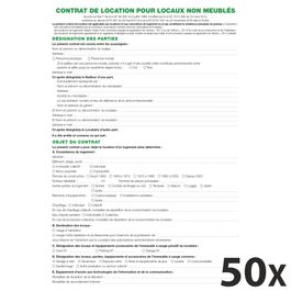 Contrat Location Meublé - Lot De Feuilles Exacompta Pour Dossier 49e