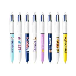 BIC 4 Couleurs Messages Stylos-Bille Pointe Moye…