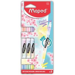 MAPED FLUO Peps Pen - Pack de 5 surligneurs - couleurs assorties Pas Cher