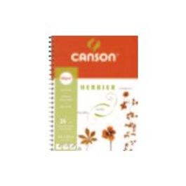 Canson - Cahier à dessin / Herbier 24 x 32 cm - 24 feuilles - dos rigide -  blanc Pas Cher