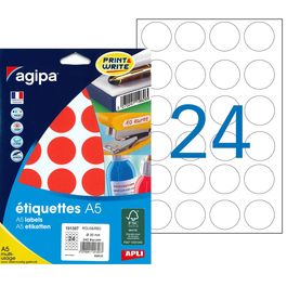 Étui Apli 11996 Avec 672 Pastilles Adhésives - Diamètre 15 Mm, Couleurs Assorties - Pour étiquetage, Bureau, Organisation - 4
