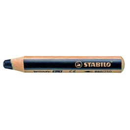 STABILO woody 3 in 1 - crayon de couleur pointe large - bleu d'outremer Pas Cher | Bureau Vallée
