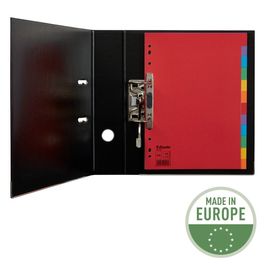 Jeu De 12 Intercalaires Cartonnés, Format A4 : 21 X 29,7 Cm