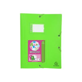 RNK 46337 Lot De 3 Porte-documents Fluo 240 X 330 Mm Avec Fermeture élastique Pour Format A4