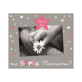 titoutam Veux-tu être ma super marraine? - cadre photo Pas Cher ...