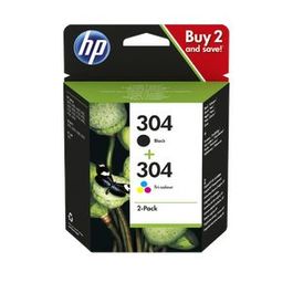 2 Cartouches D'encre Compatibles HP 304XL Noir Et Couleur - Fabriqué En France, Marque NOPAN-INK