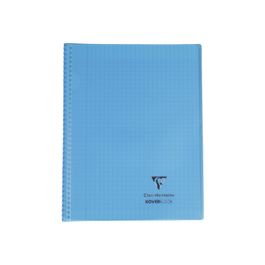 Cuaderno Clairefontaine Koverbook - 48 Páginas, Cuadriculado, Tapa Transparente, Azul Marino