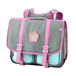 Cartable Kickers Girl 35 Cm Pois Irisés – Dos Matelassé, Bandes Réfléchissantes, Idéal Maternelle
