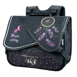Cartable Cheval 38 cm 2 compartiments Oberthur Pas Cher