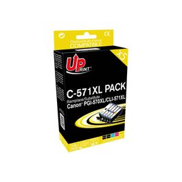 UPRINT C-571XL 2BK/C/M/Y PACK 5 CARTOUCHES COMPATIBLES AVEC CANON PGI-570XL  / CLI-571XL - MAC OS REPARATIONS