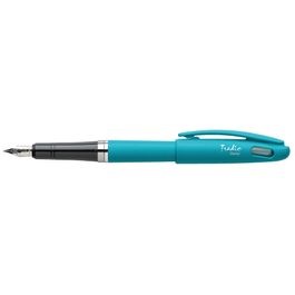 Lot De 12 Stylos Plume Pentel Tradio - Rechargeable - Encre Noire - Corps Noir - Pointe Souple 0.4-0.7 Mm