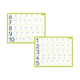 Lot De 5 Ardoises Rigides Effaçables à Sec Blanches 21x26,5cm - Bouchut Fabriqué En France