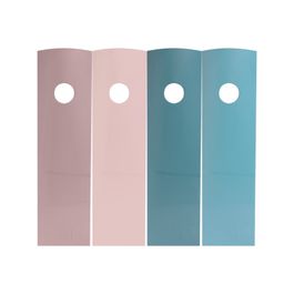 Porte-revues Triangulaire Métal - Lot De 4 - 9 Compartiments - 28x17,8x17 Cm - Organisateur Bureau - 4