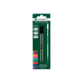 Monteverde - 2 Recharges pour stylo à bille Cross - noir - pointe ...
