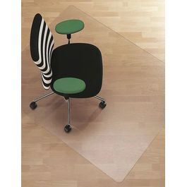 Tapis De Protection Chaise Bureau 90x120 Cm - Tissu Imprimé Vintage Luxe - Antidérapant - Gris