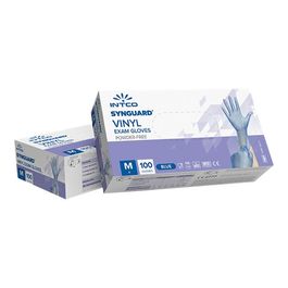 Gants Nitrile Sans Poudre Taille L - 100 Pièces, Hypoallergéniques, Certifiés CE Pour Usage Alimentaire Et Médical