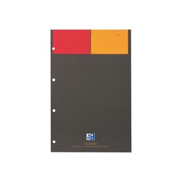 Oxford International - Bloc notes - A4 + - 160 pages - ligné jaune -  perforé Pas Cher