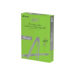 Carta Per Stampante Rey Adagio A4 80 G/m² - Confezione Da 5 Risme, Verde, Ecolabel - Foto 4