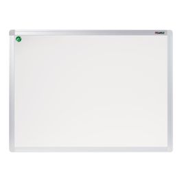 DAHLE - Tableau blanc laqué 90 x 120 cm - magnétique - cadre alu renforcé
