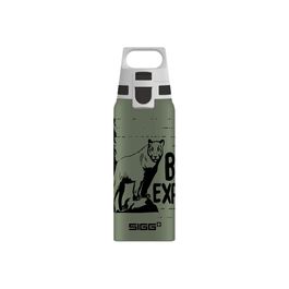 SIGG Alu Trinkflasche Traveller MyPlanet – 0,6L, Klimaneutral, Auslaufsicher, Für Kinder & Erwachsene, Kohlensäuregeeignet