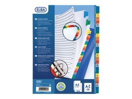 ELBA Intercalaires 6 positions A4 Maxi en carte forte 220g Elba Ref:400019787 