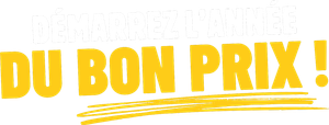 Démarrez l'année du bon prix