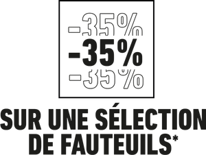 -35% sur une sélection de fauteuils