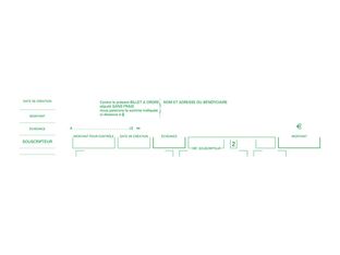 Exacompta - Manifold Carnet de billets à ordre - 10 x 21 cm
