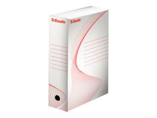 Esselte - 25 Boîte d'archives - 100 mm - A4 - blanc