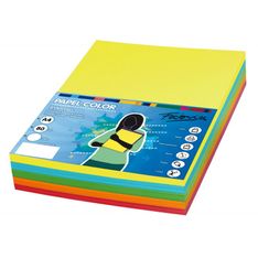 Papel de color A4 250 hojas surtido 10 colores fuertes