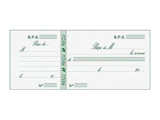 Exacompta - Manifold Carnet de "reçus" - 9 x 13 cm